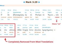 Mark 3-29 Interlinear Words Removed